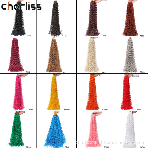 Wholesale Colorful Brown Micro Box Braids ZIZI 50g 28" Curly Crochet Braids Synthetic Hair Extensions Hair For Russian Women